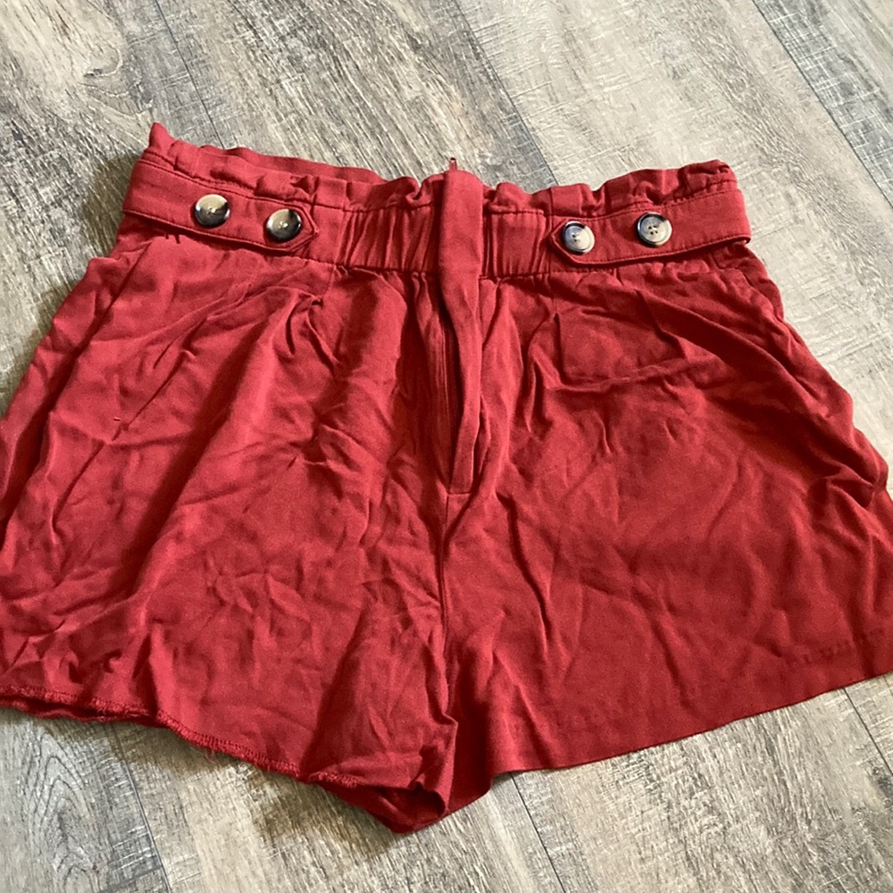 Burnt orange size 12 comfy shorts